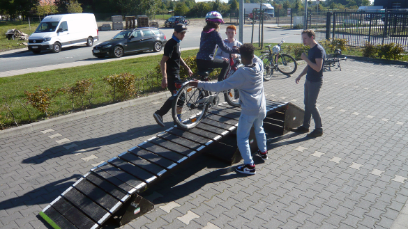 Kids Parcours des AGRAVIS Baustoffhandels und des RSV Münster