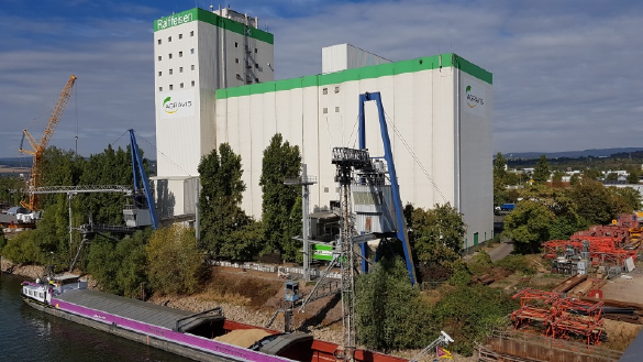 AGRAVIS feedstuff plant in Wiesbaden