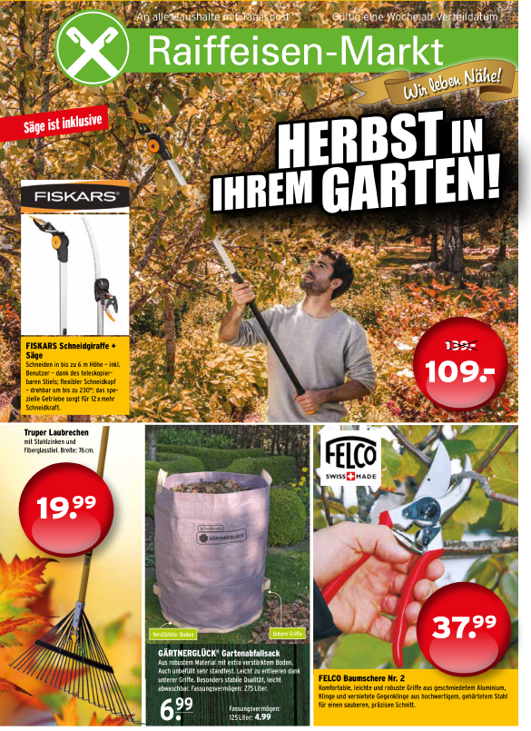 Raiffeisen-Markt Prospekt Herbst 2020