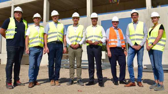 AGRAVIS-Distributionszentrum in Nottuln nimmt Gestalt an