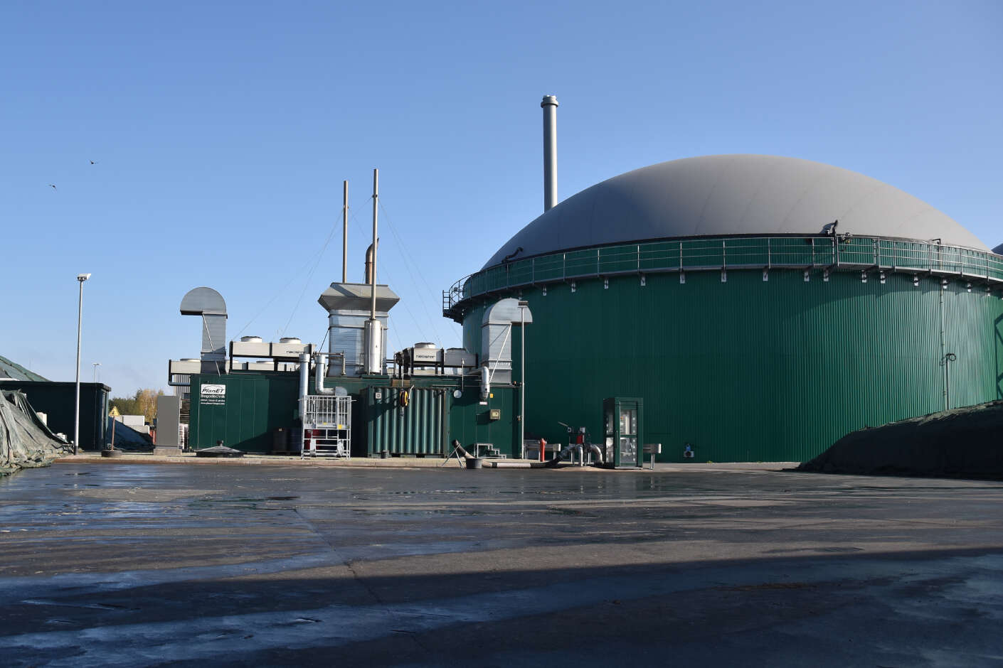 Der Nachgärer der Biogasanlage in Dorsten
