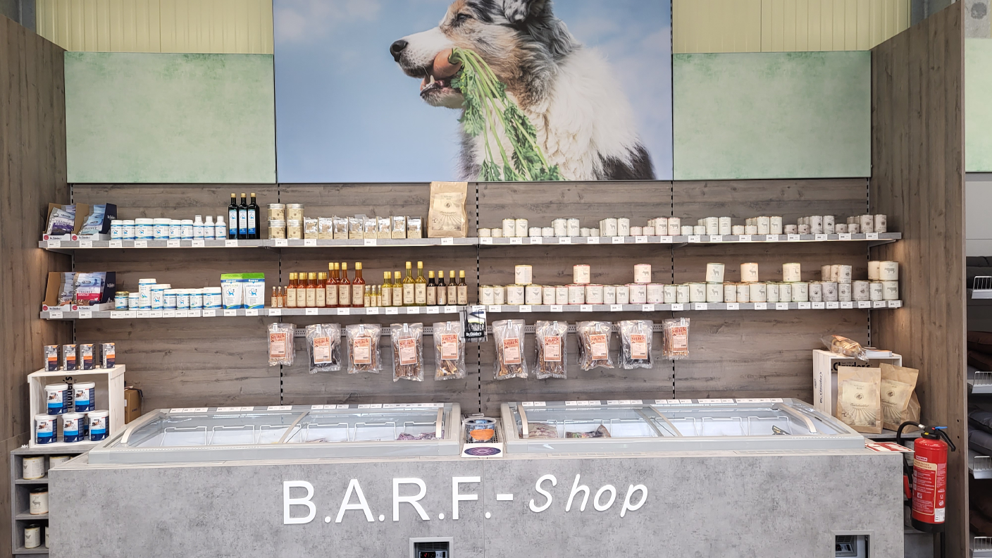 BARF-Shop mit Kühltheke
