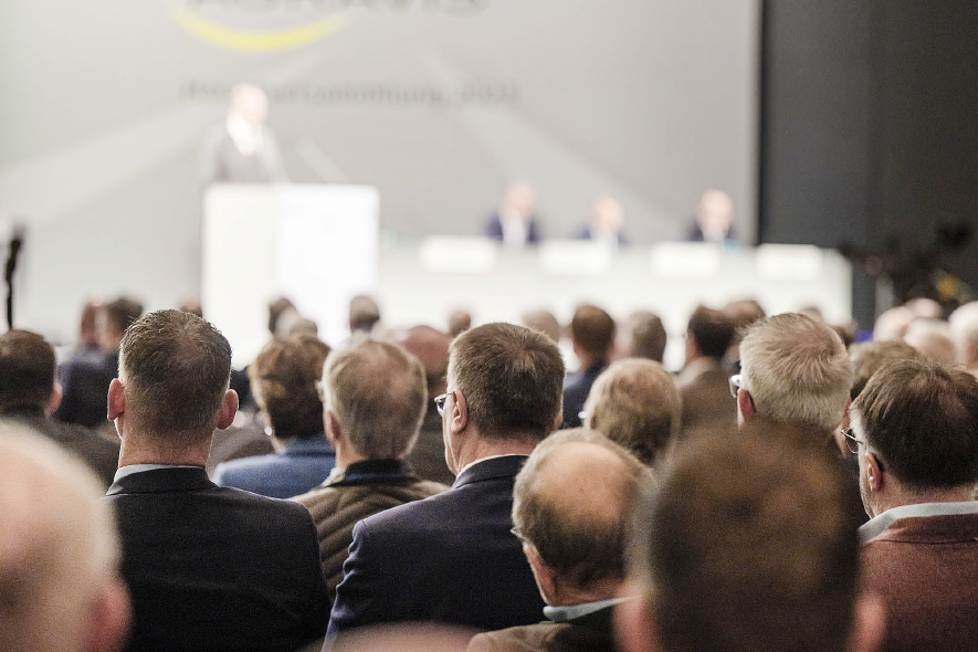 Audience at the AGRAVIS Annual General Meeting