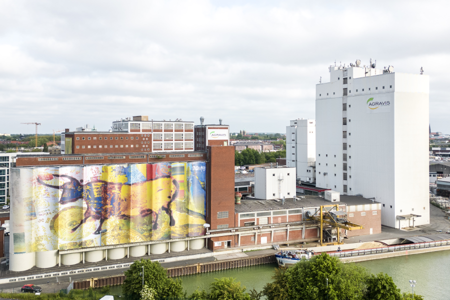 Luftansicht Mischfutterwerk - Standort Münster