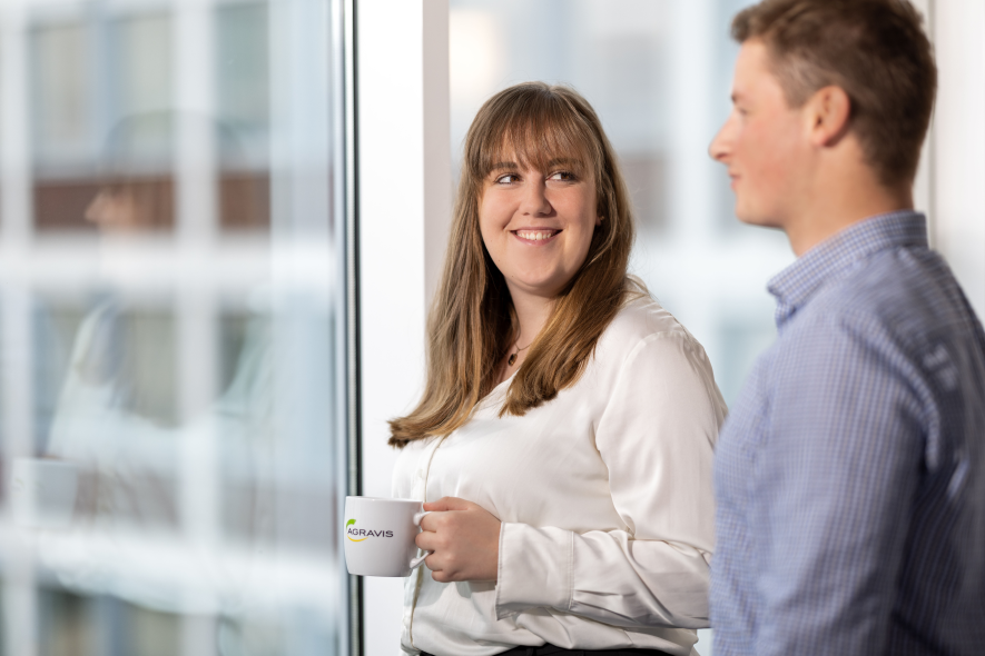 AGRAVIS Trainee im Gespräch