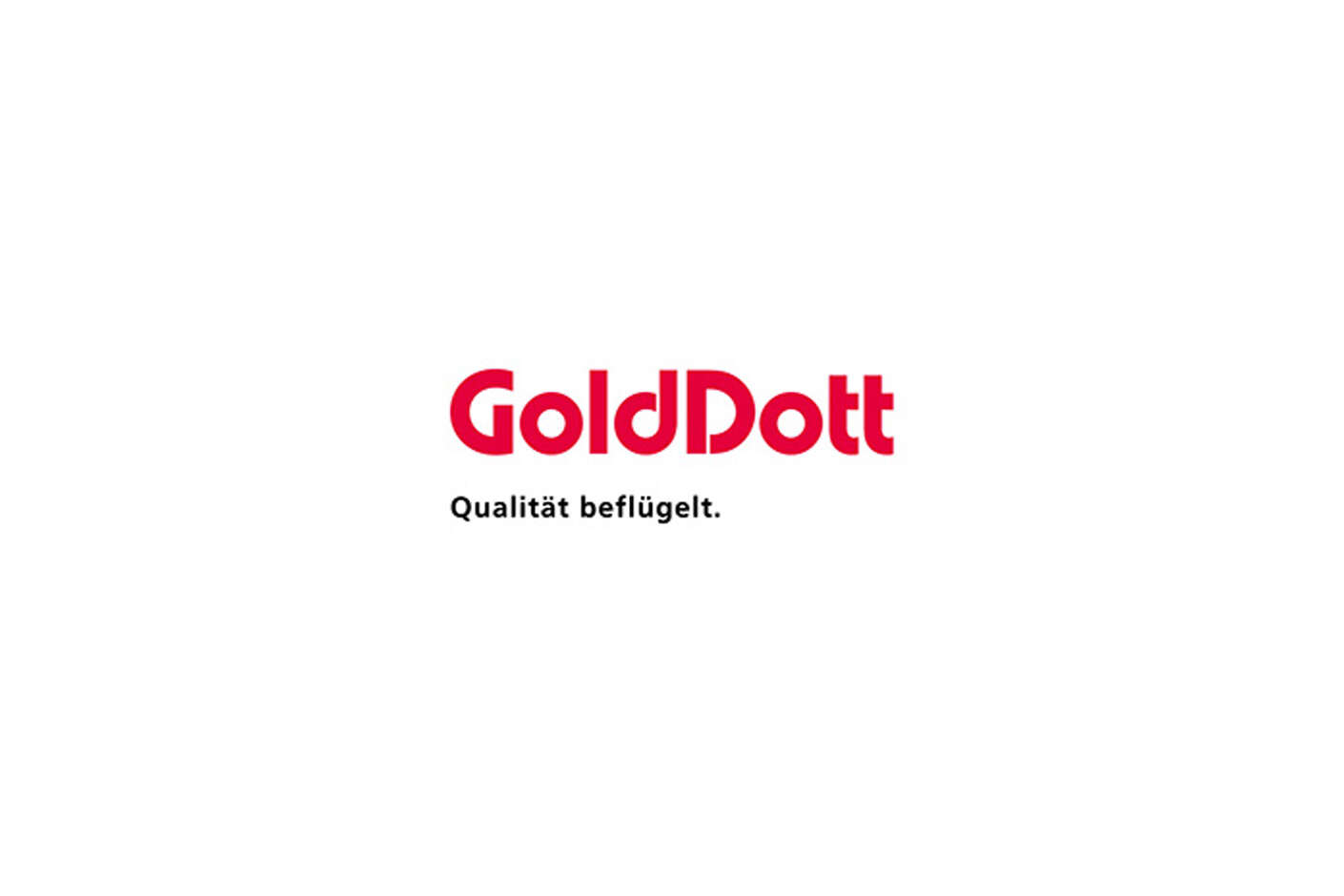 Logo GoldDott – Qualität beflügelt.