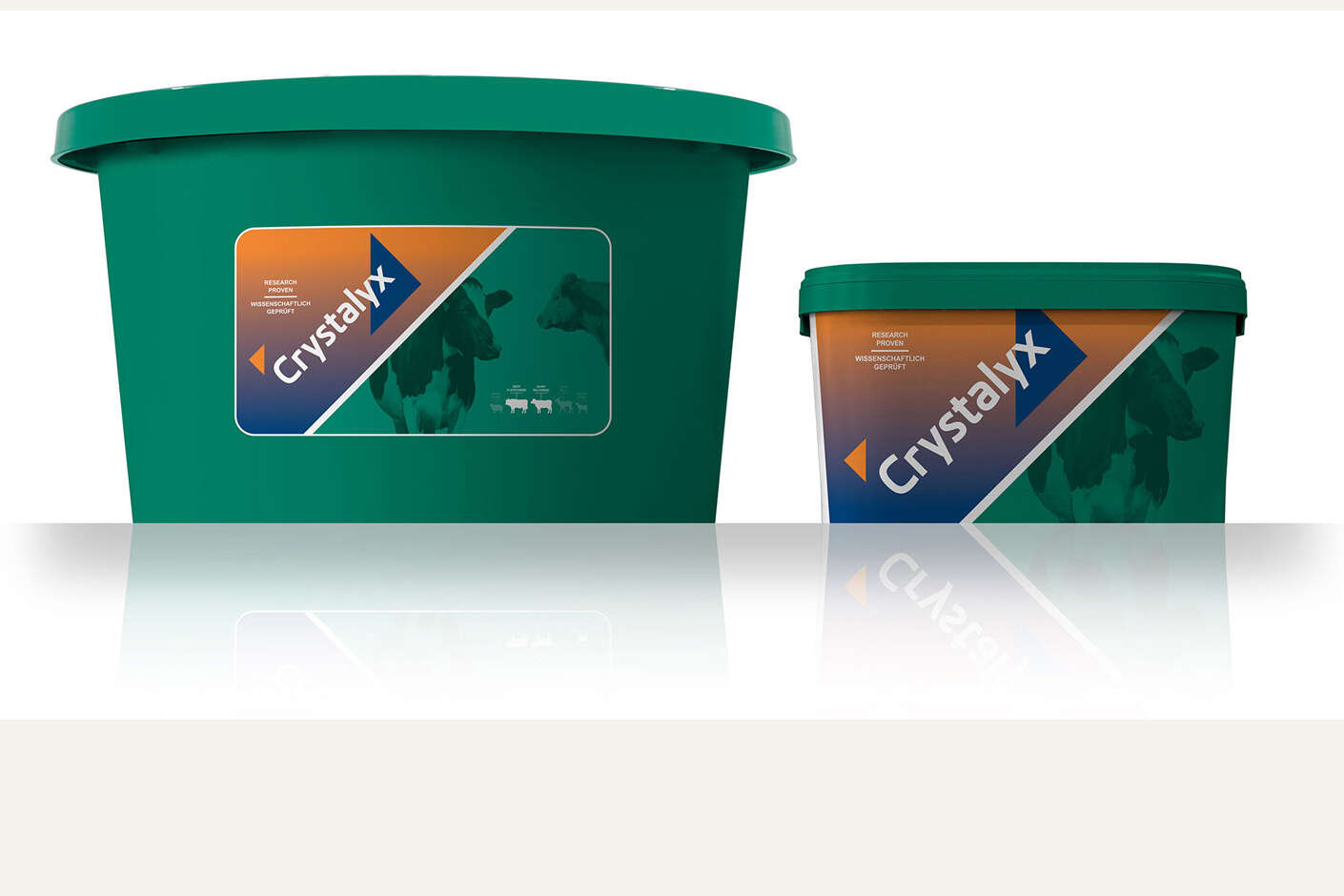 grüner Kübel mitCrystalyx Nutri Complete