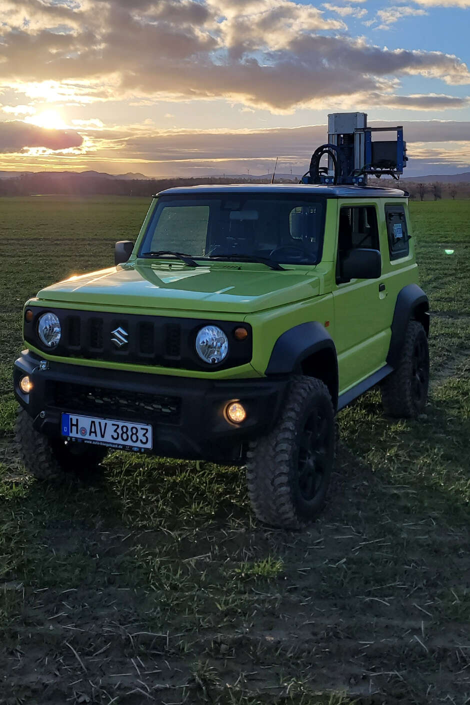 Bodenproben Auto der ANS 