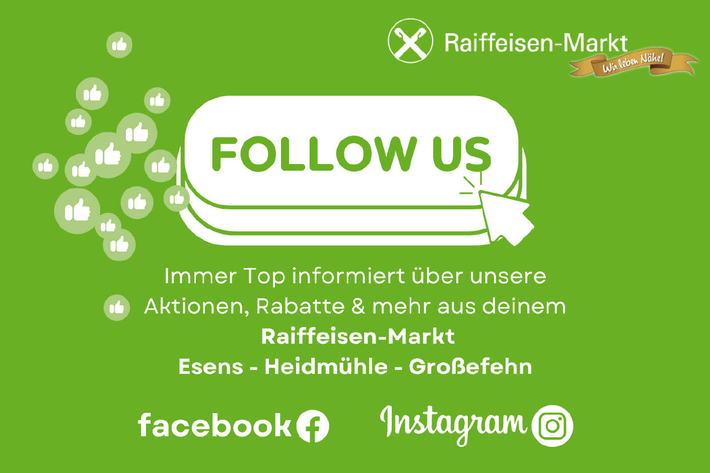 Grünes Bild mit 