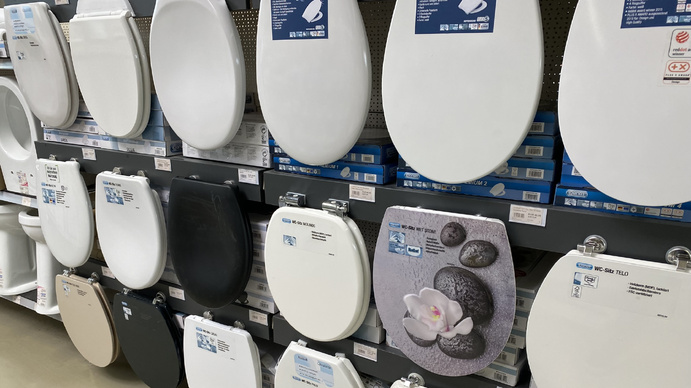 Ausstellung WC-Sitze