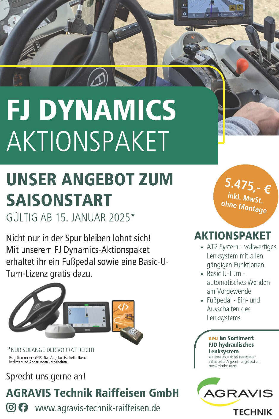 Angebotsflyer FJ Dynamics