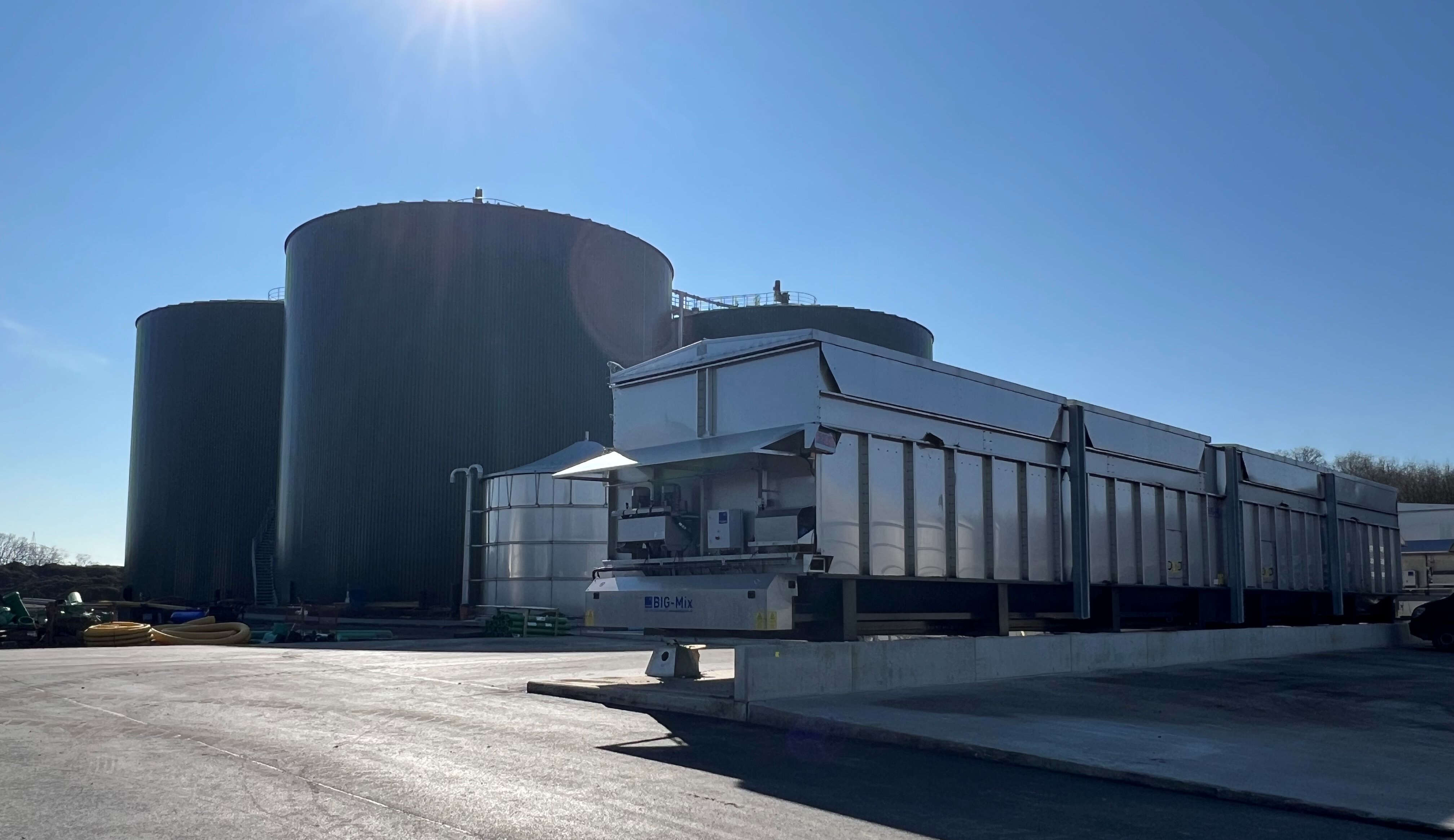 Biogasanlage in Velen zur Produktion von Biomethan