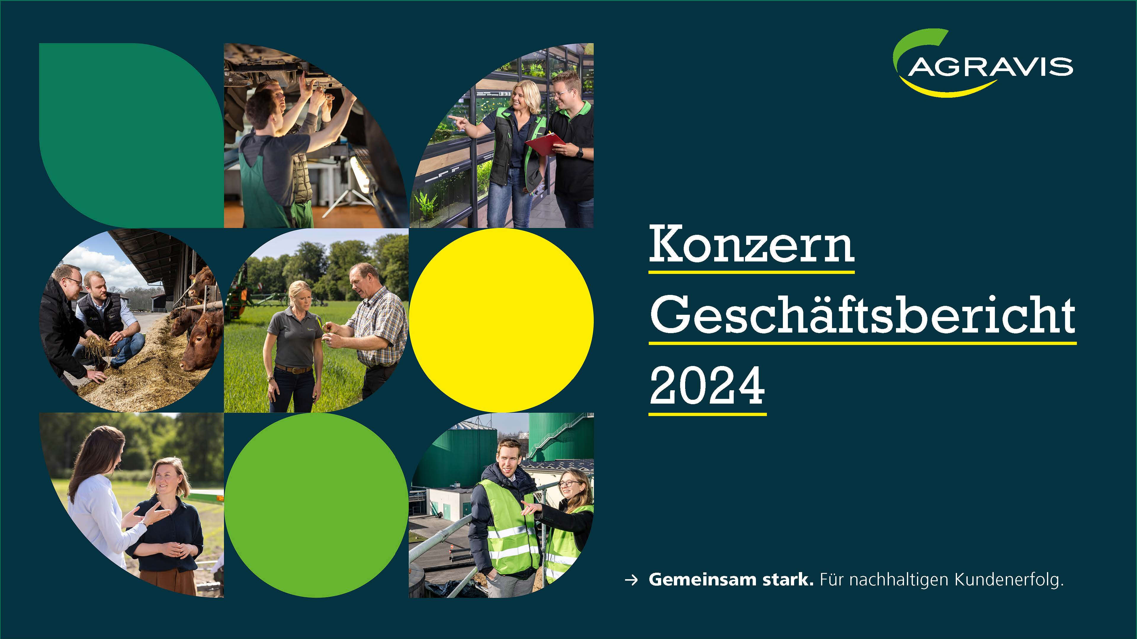 Titelseite AGRAVIS Konzern Geschäftsbericht 2024