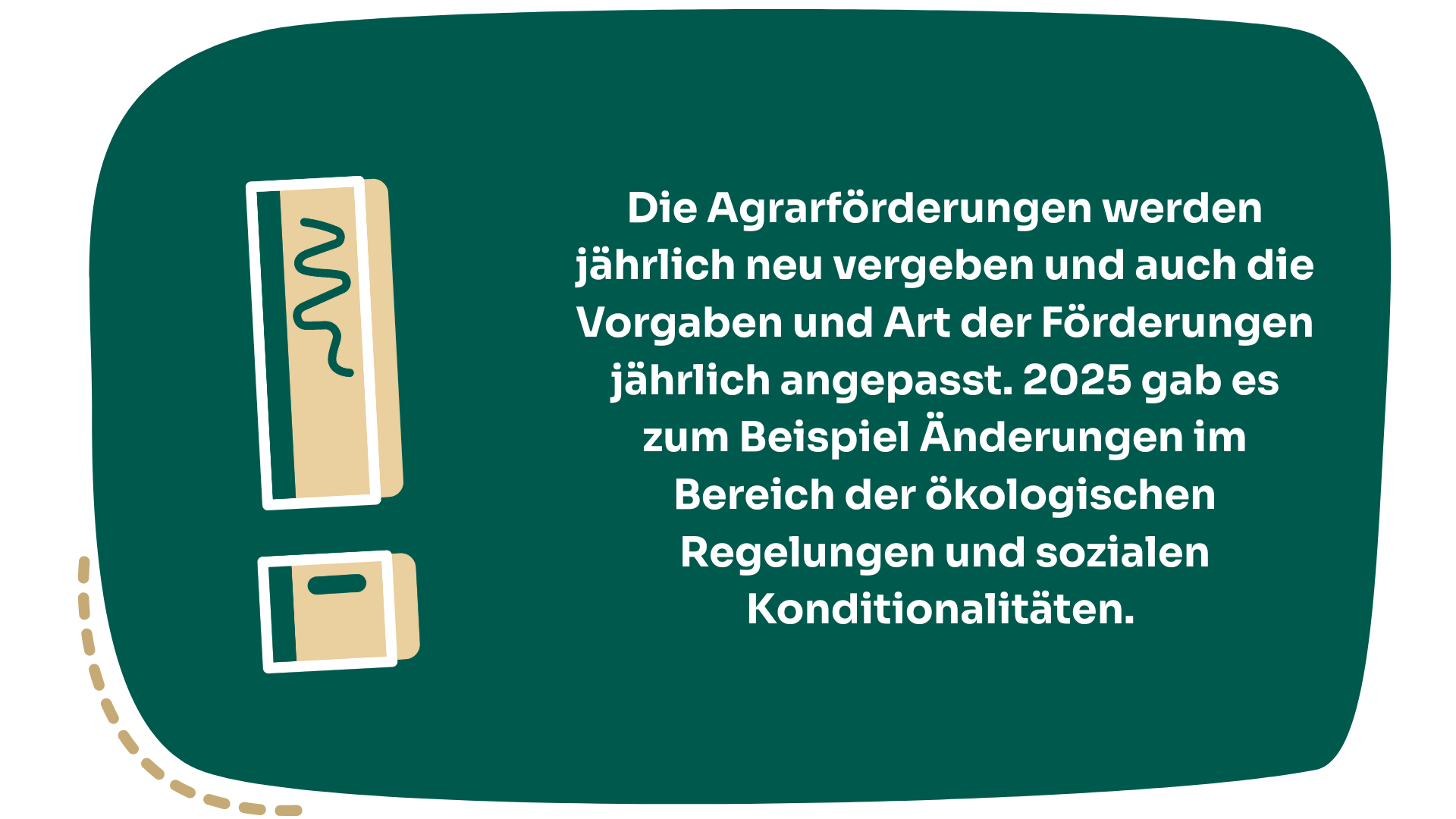 Infokasten Was sind flächenspezifische Agrarförderungen.