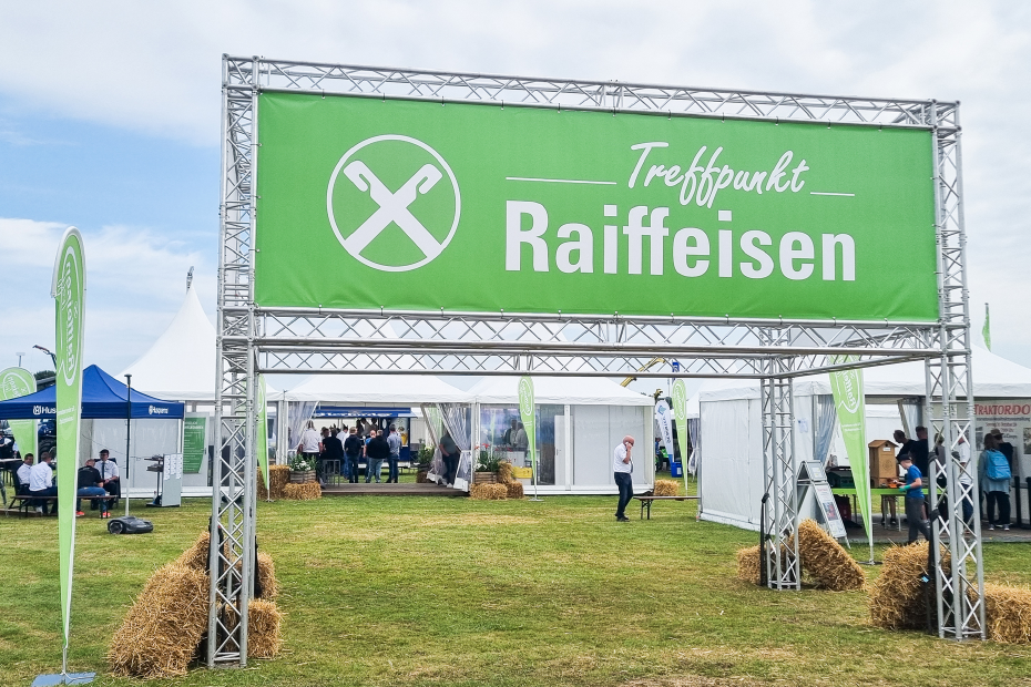 Treffpunkt Raiffeisen auf der Tarmstedter Ausstellung