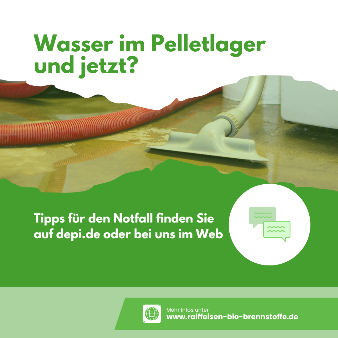 Wasser im Pelletlager
