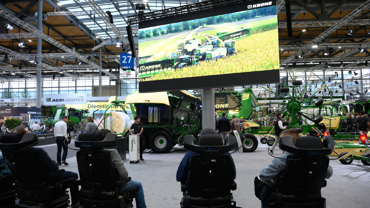 Impüressionen vom Auftritt der AGRAVIS auf der Messe Agritechnica 2025