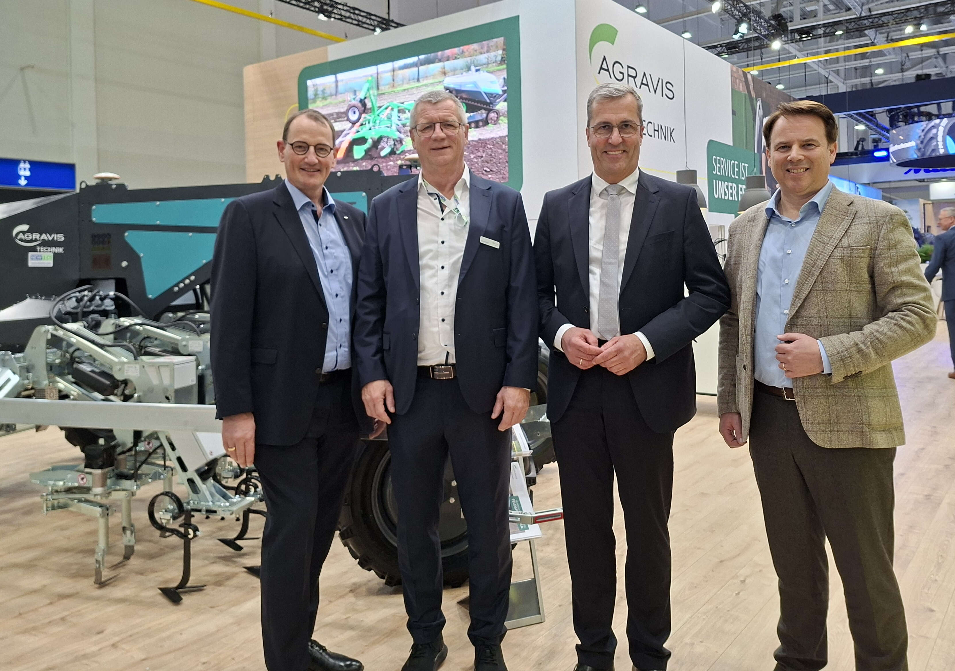 AGRAVIS-Vorstand auf der Agritechnica