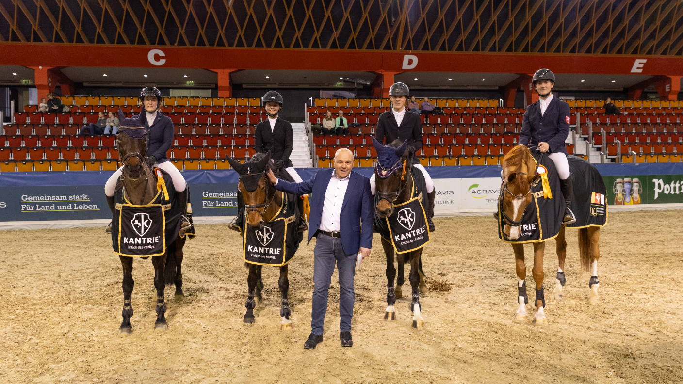 AGRAVIS-Cup Münster 2026 Mannschaftsspringen Altkreis Sieger Coesfeld