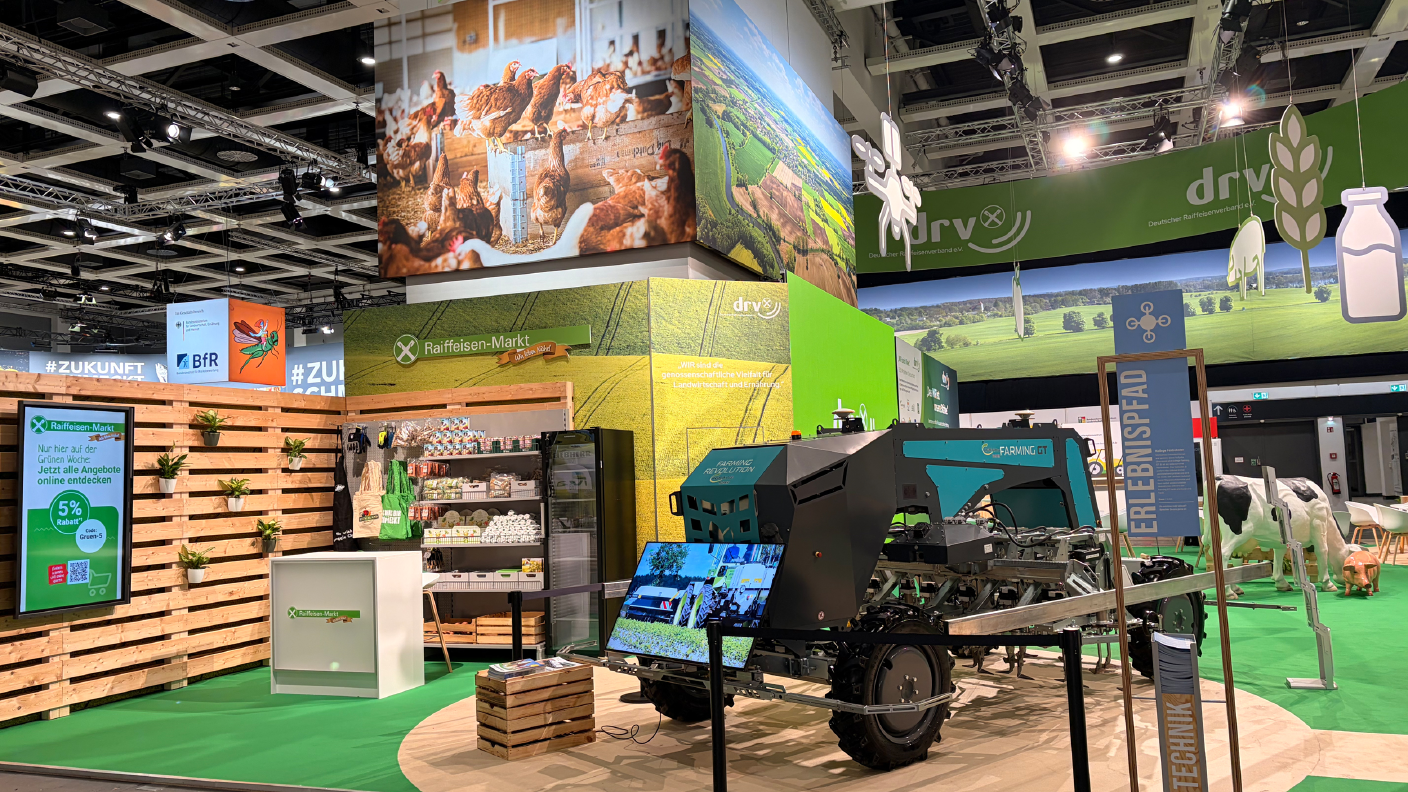 Gemeinschaftsstand der AGRAVIS und des DRV auf der Grünen Woche 2026