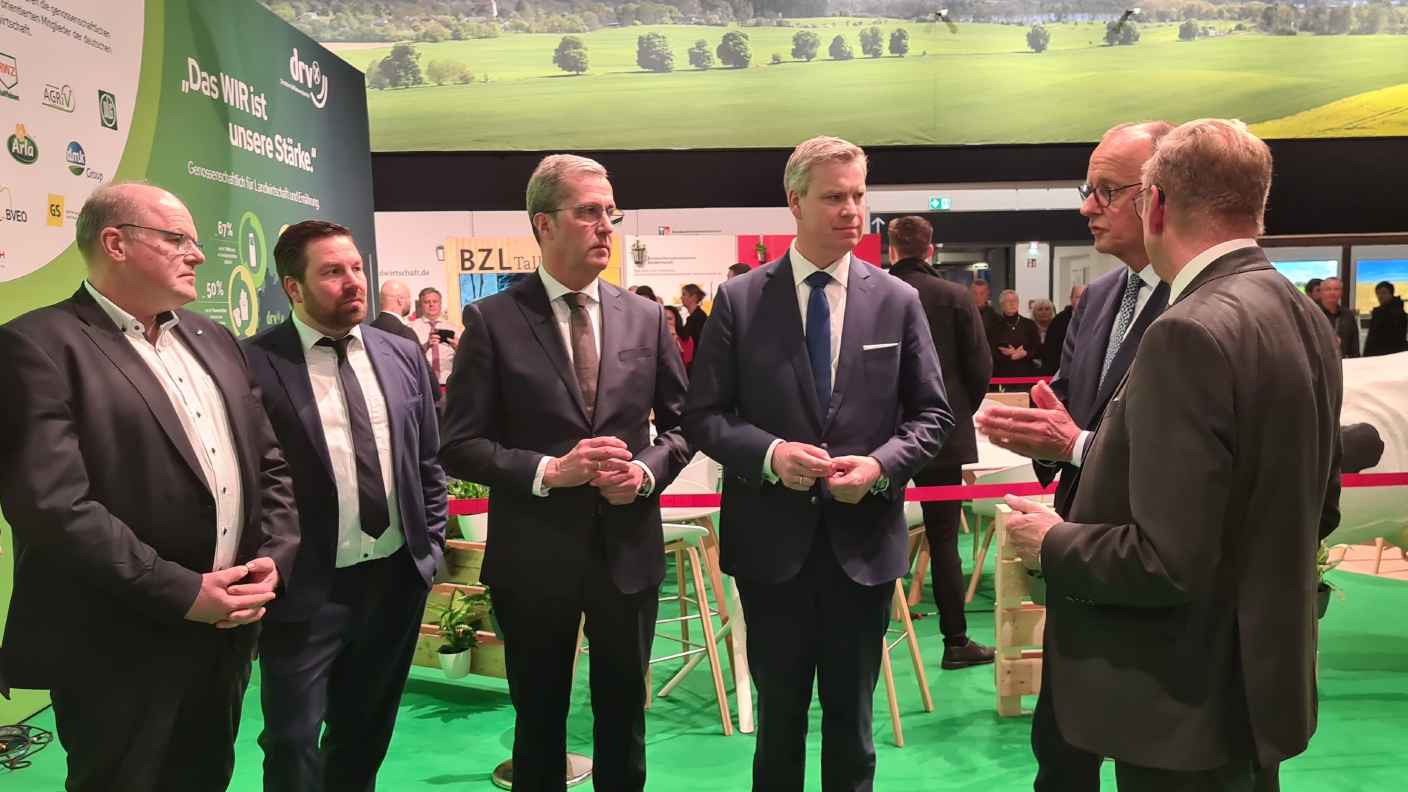 Friedrich Merz zu Besuch am DRV-Stand