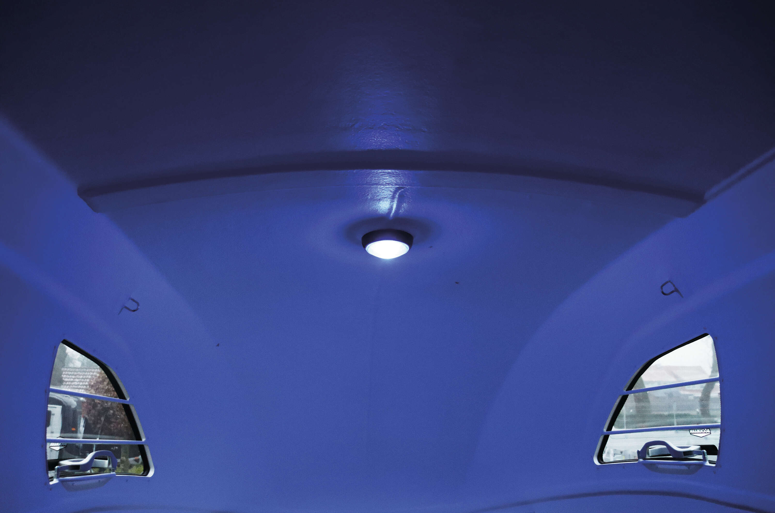 LED-Transportlicht im Pferdeanhänger