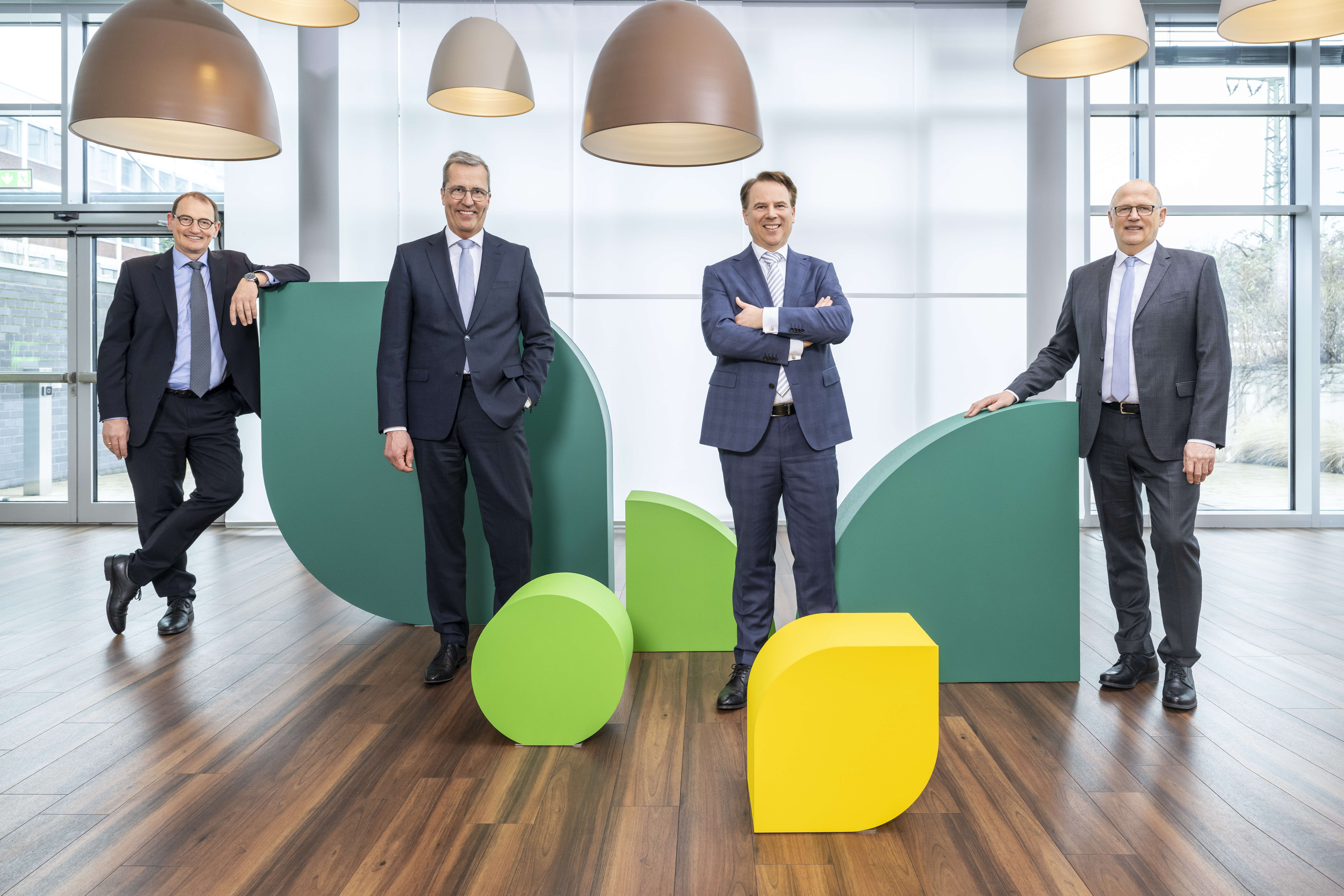 Der AGRAVIS-Vorstand in der Konzern-Zentrale in Münster