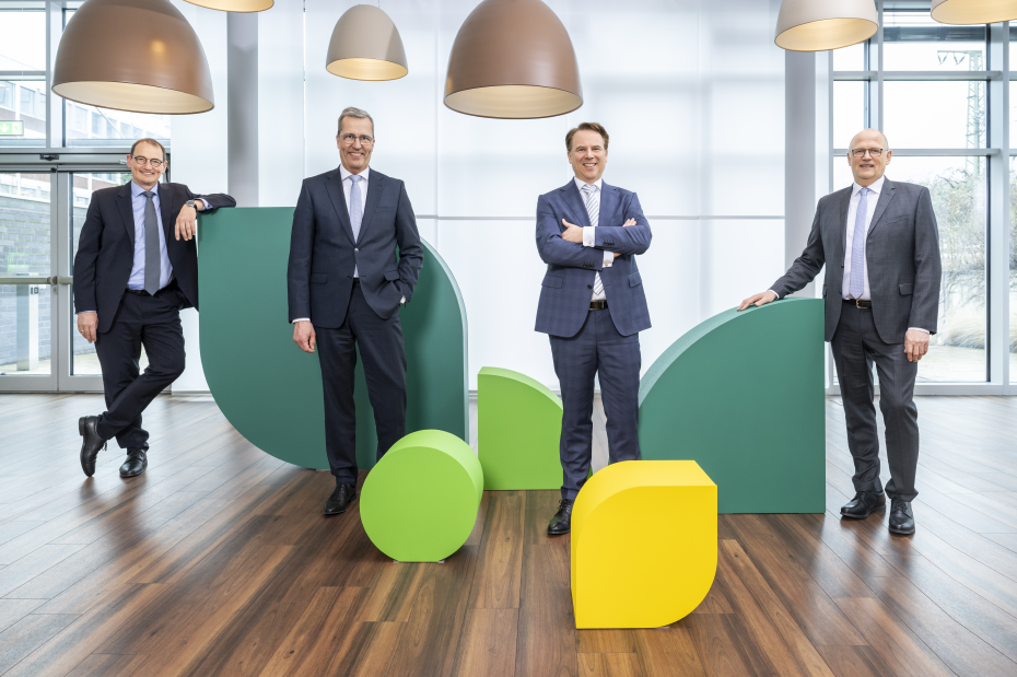 Der AGRAVIS-Vorstand in der Konzern-Zentrale in Münster