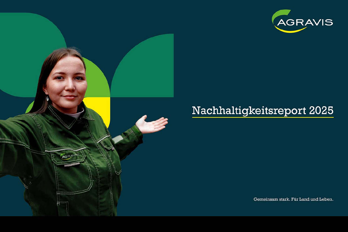 Cover des Nachhaltigkeitsreports 2025 der AGRAVIS