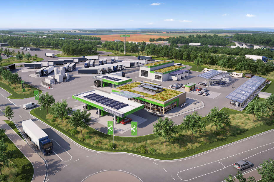 Neubau Autohof Barmke an der A 2