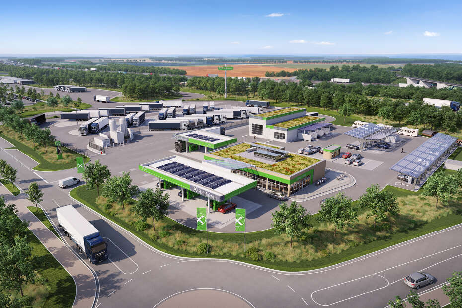 Neubau Autohof Barmke an der A 2