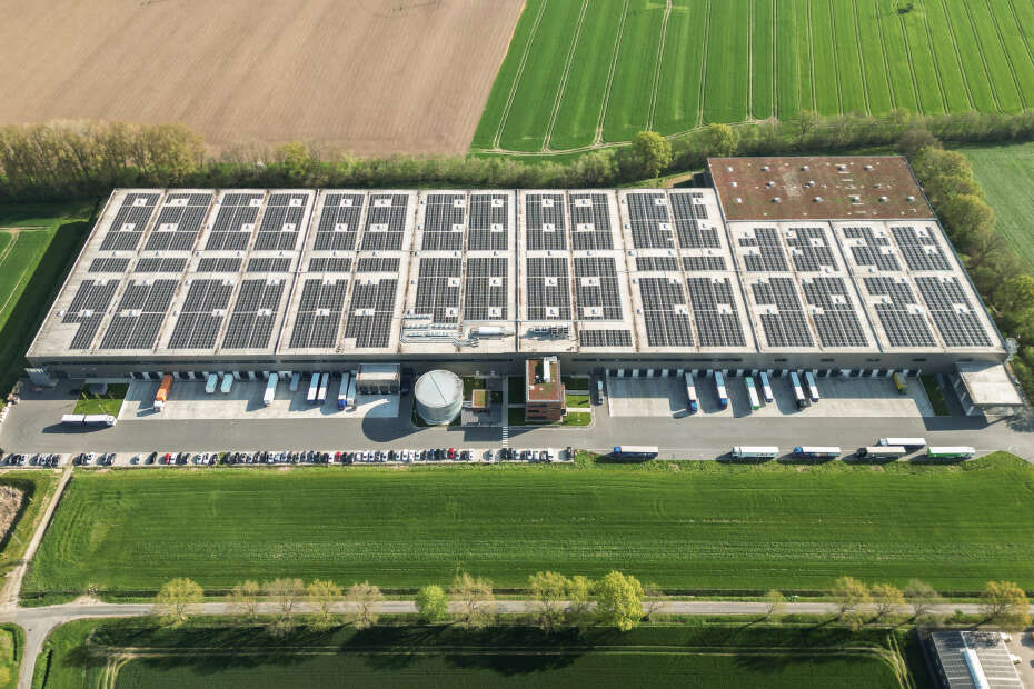 Luftbild Distributionszentrum der AGRAVIS in Nottuln