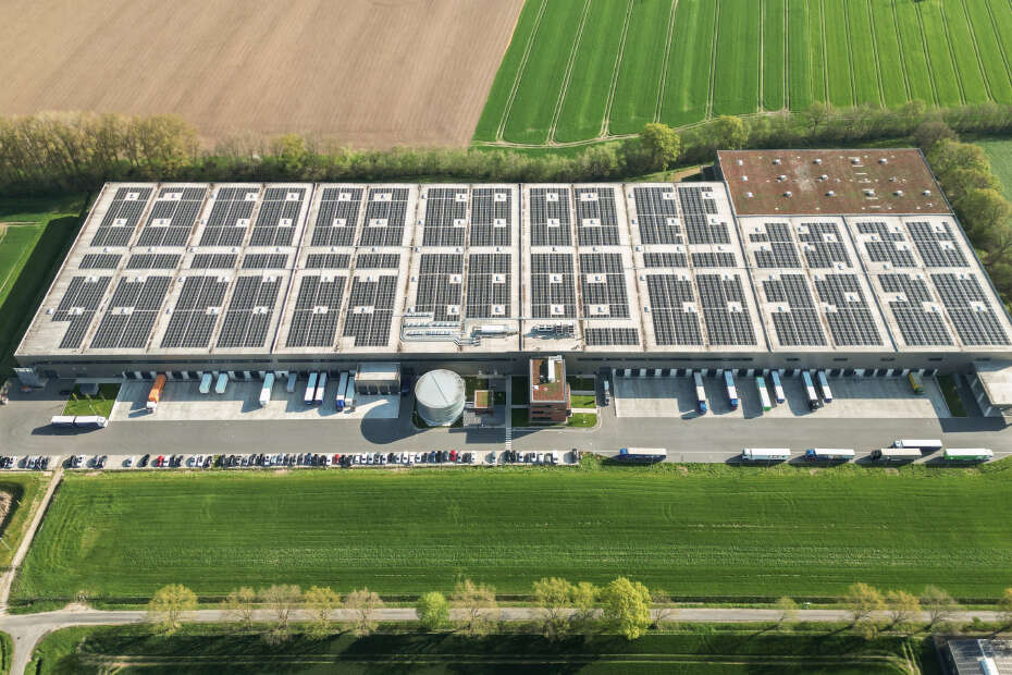 Luftbild Distributionszentrum der AGRAVIS in Nottuln