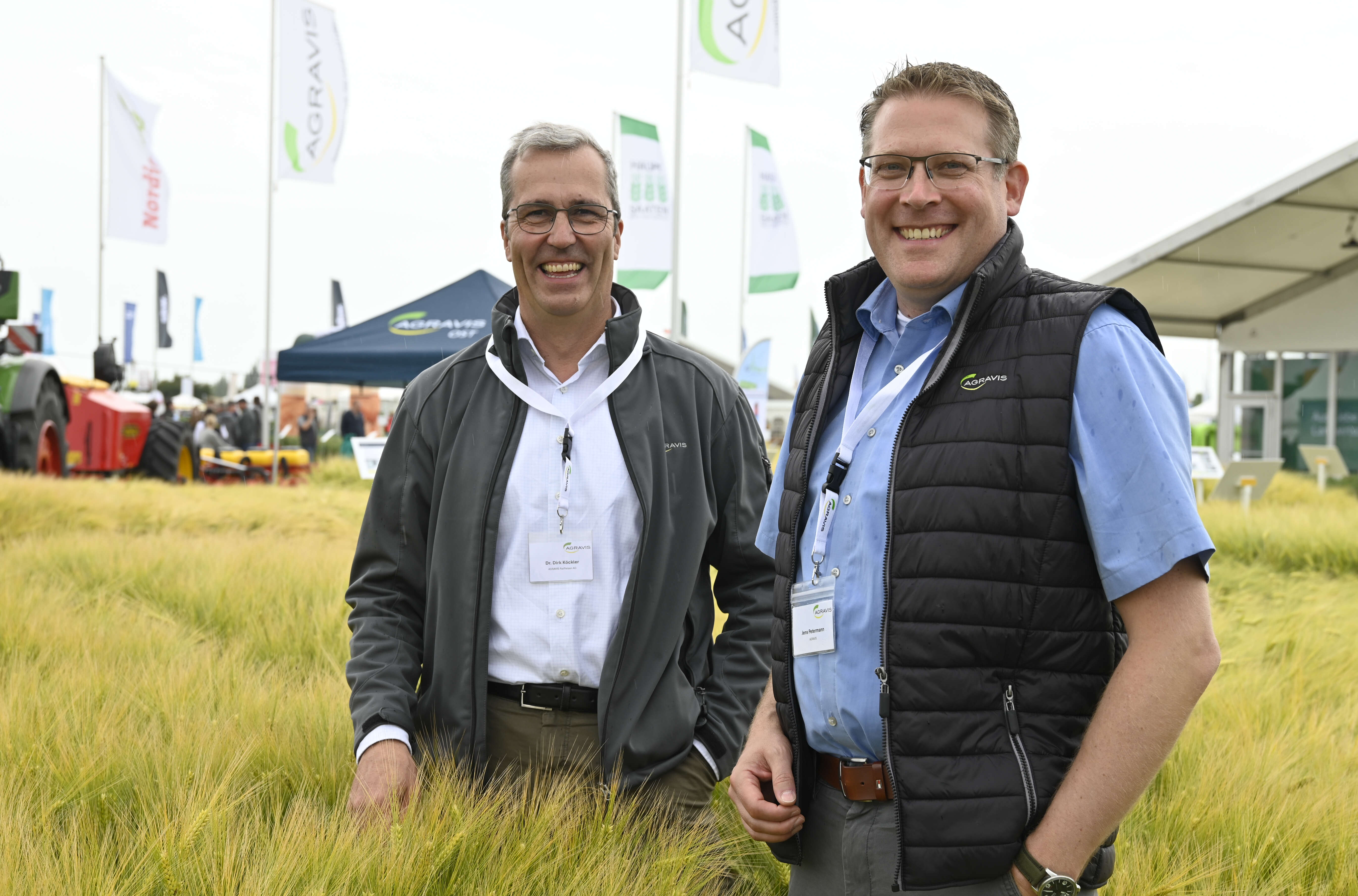 DLG-Feldtage Dr. Koeckler und Jens Petermann