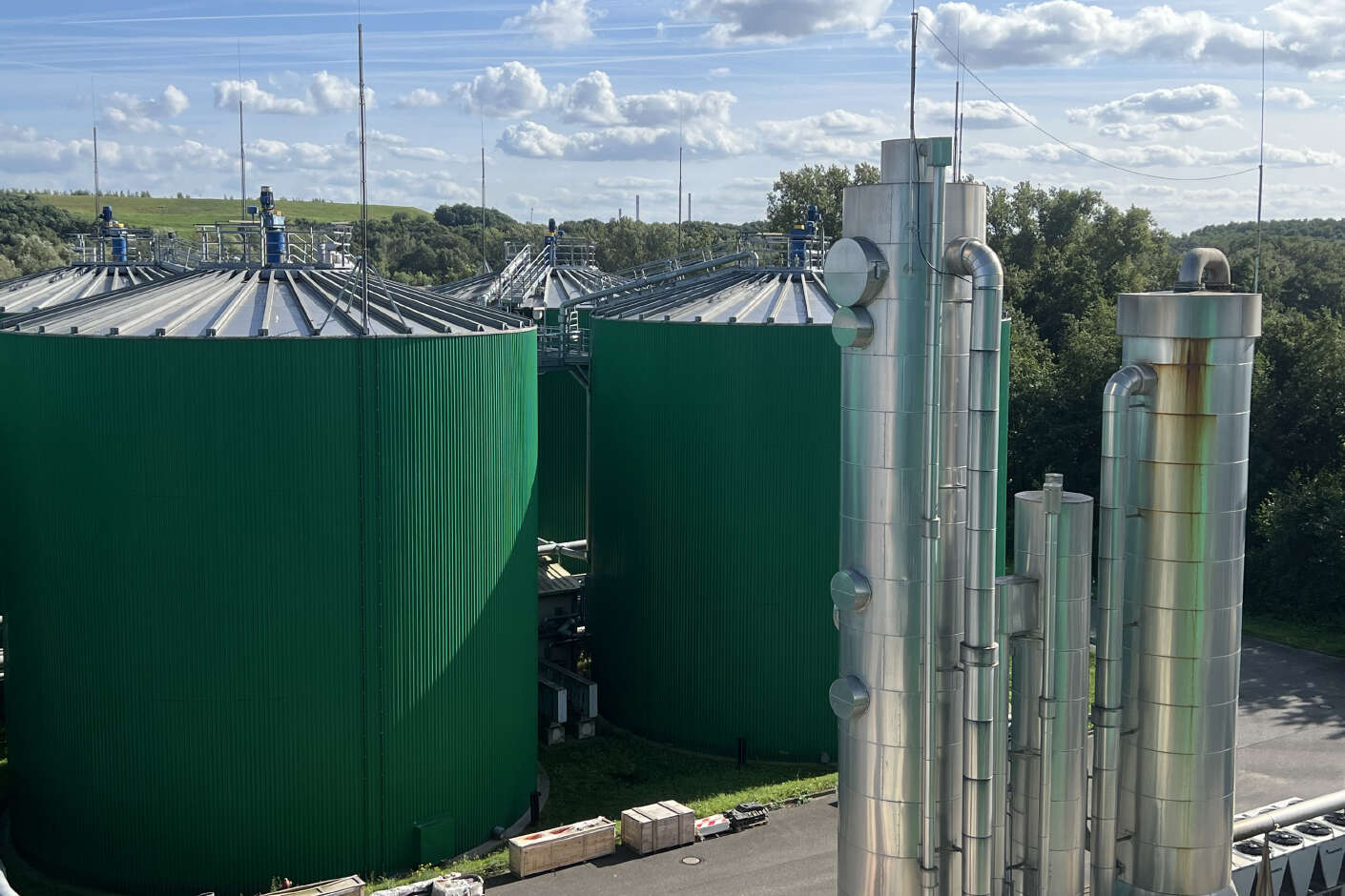 Die Biomethanaufbereitung in Dorsten.