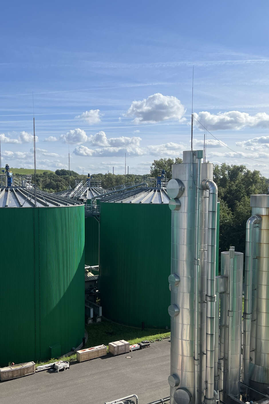 Die Biomethanaufbereitung in Dorsten.