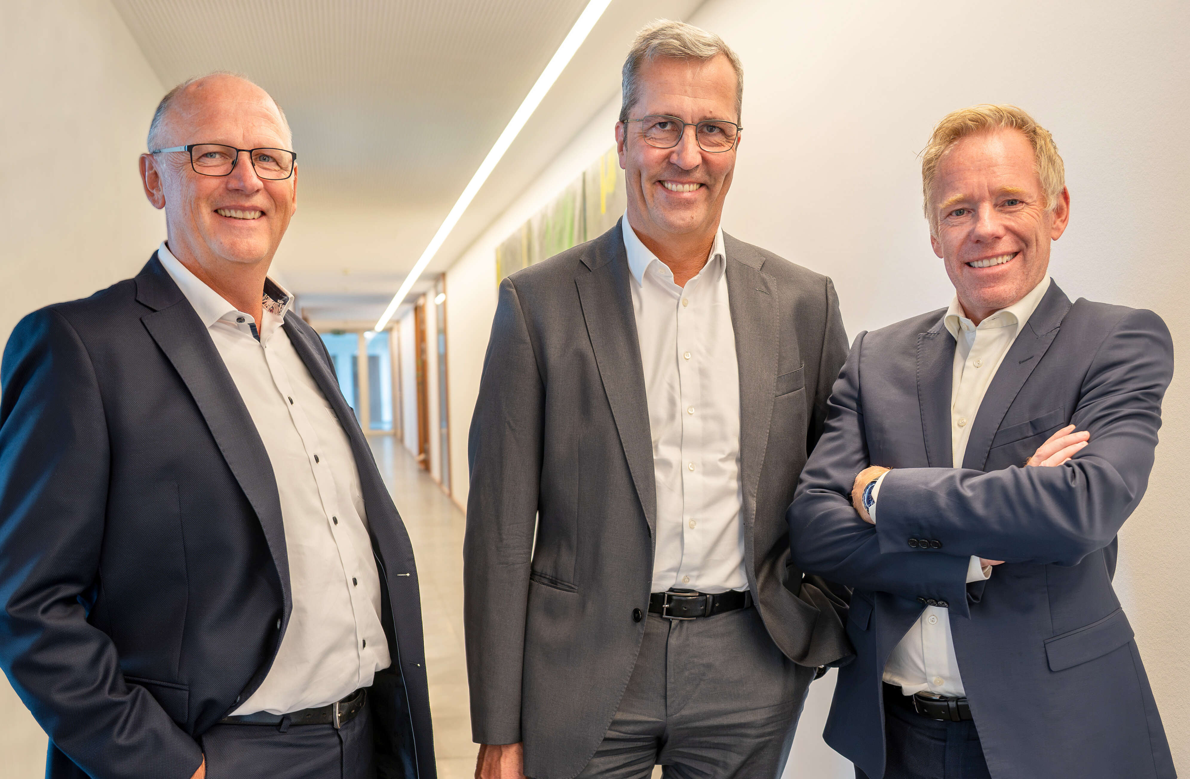 Hermann Hesseler, Dr. Dirk Köckler und Stefan Adam.