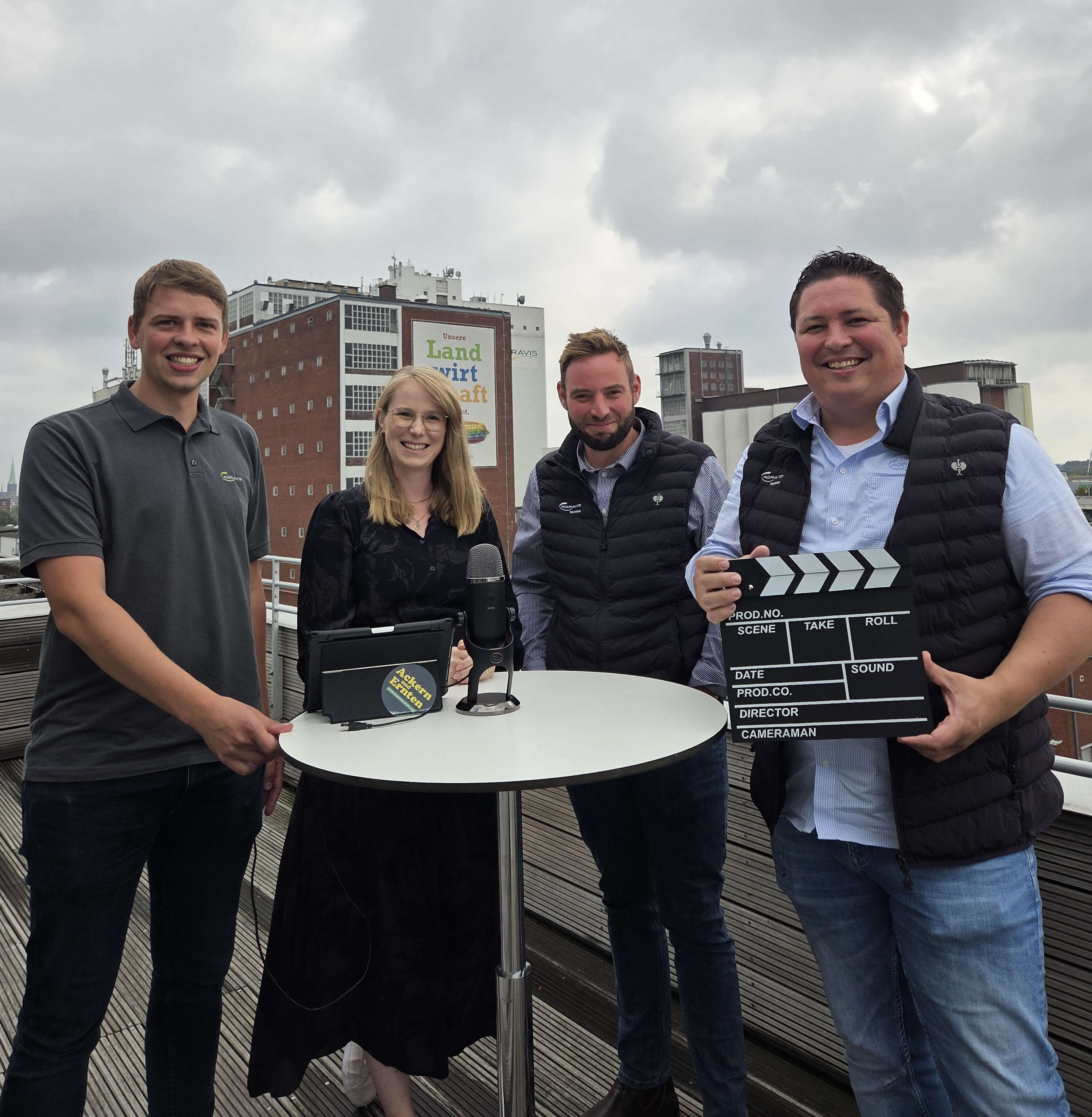 Podcastteam bei der Abschiedsfolge